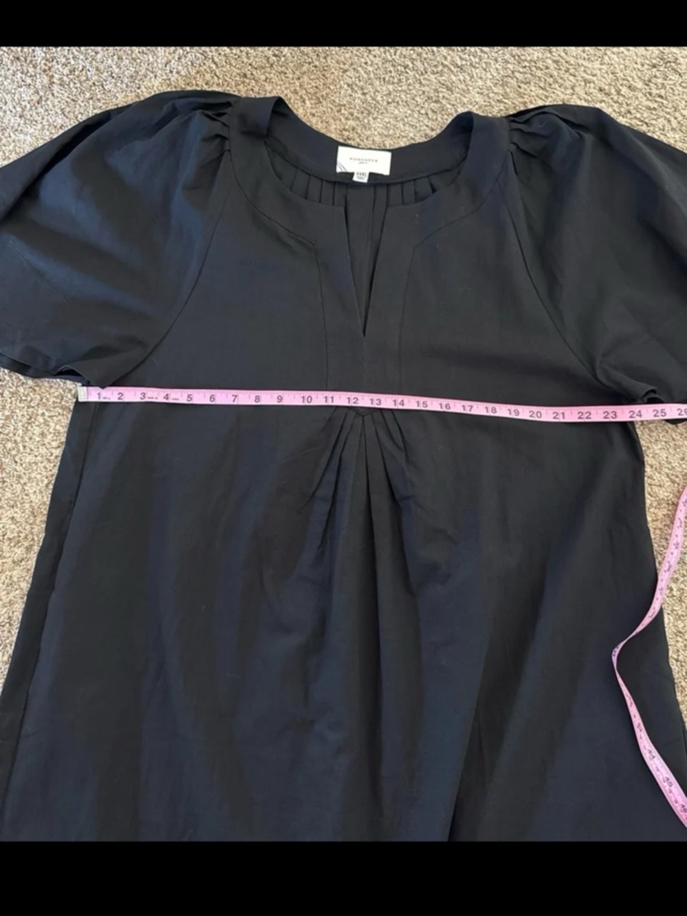 Tuckernuck POMANDER PLACE Black Finley Flutter Sleeve Dress size XXXL - Picture 12 of 12